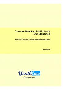 Counties Manukau Pacific Youth One Stop Shop 1
